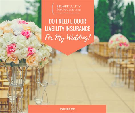 liquor liability insurance for wedding